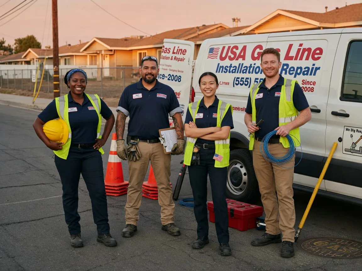 Gas Line Installation company in Converse, LA